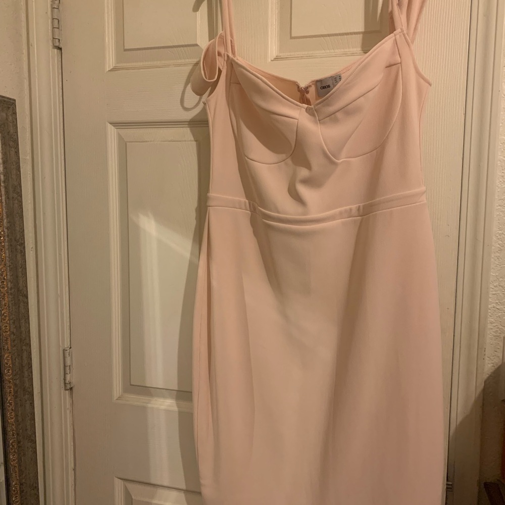 Blush Pink Dress with Spaghetti Straps